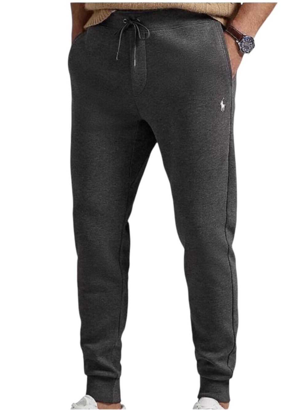 NEW Polo Ralph Lauren Double-Knit Jogger Pant Gray Size M